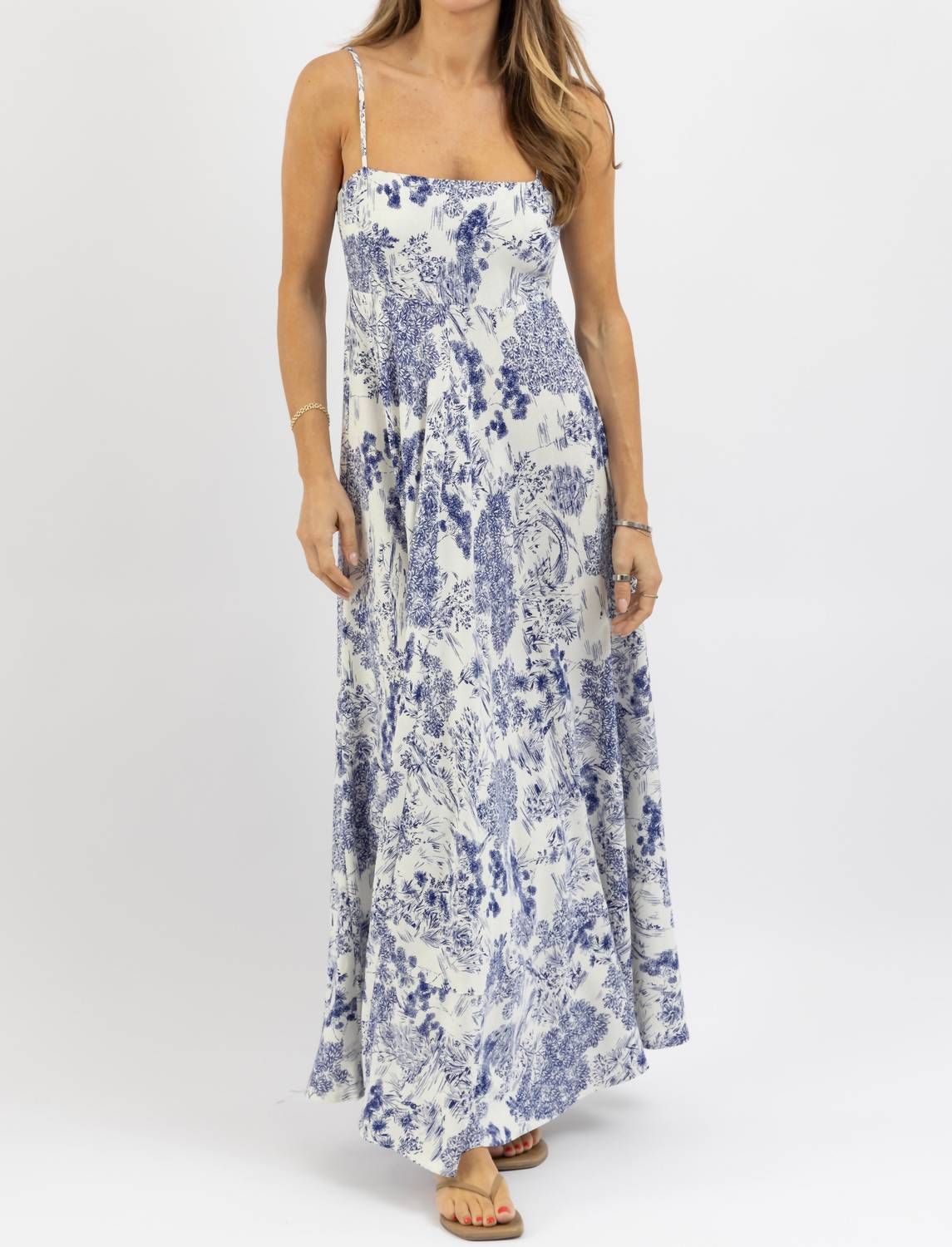 Olivaceous - Henny Floral Maxi Dress