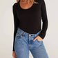 Z Supply - SIRENA RIB LONG SLEEVE TEE