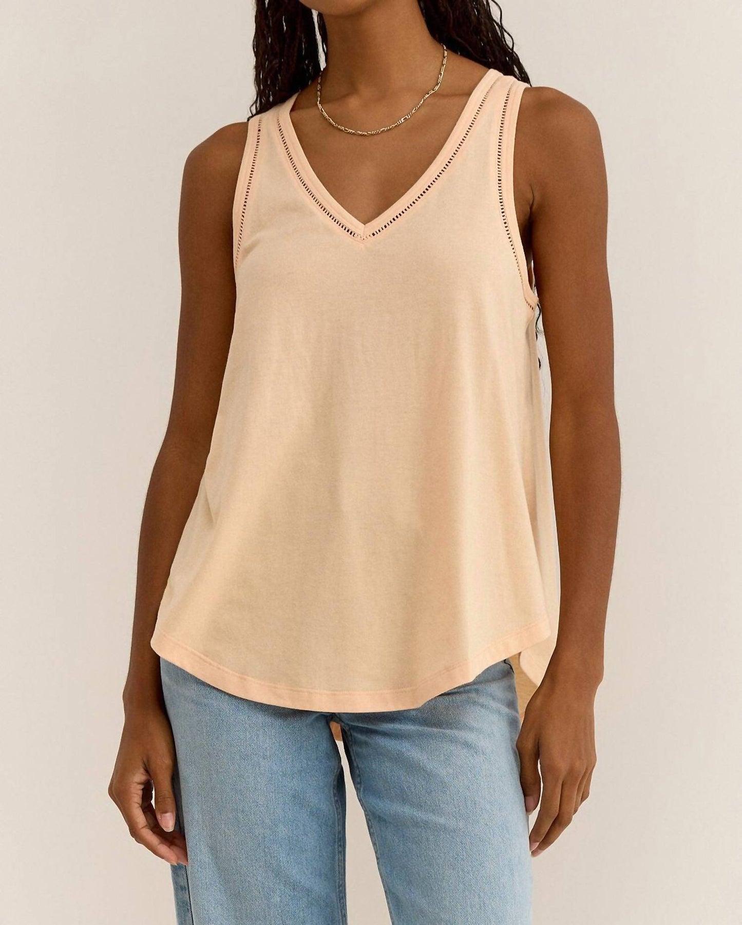 Z Supply - Vagabond Lace Trim Tank Top