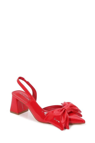 Berness - Pantufas femininas vermelho rubi