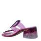 Pedro Anton - Women's Vinyl Heeled Sandal