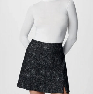Spanx - Saia plissada em jacquard Ponte