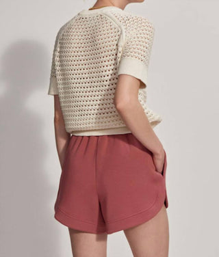 Varley - Shorts Ollie de cintura alta