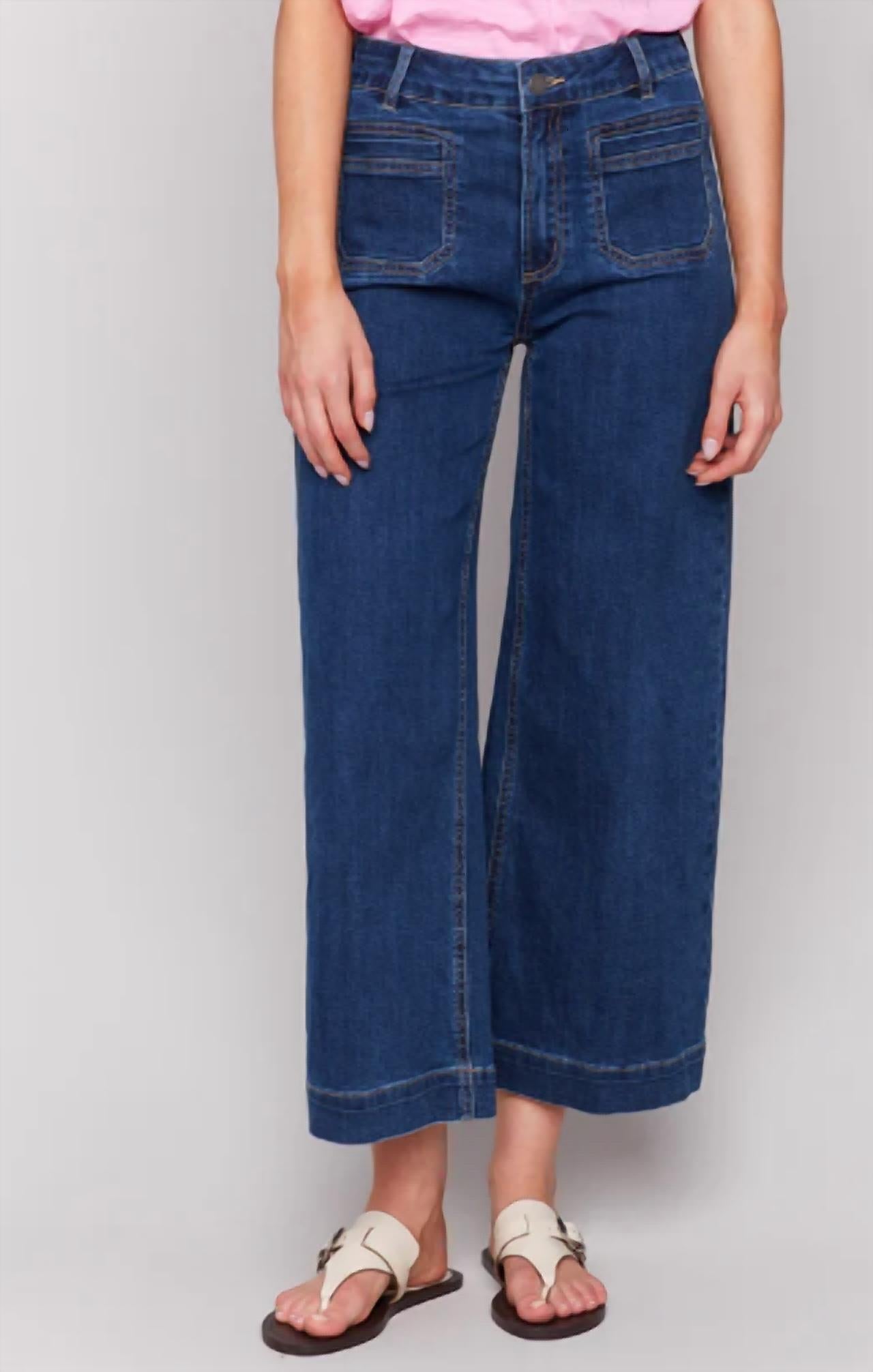Charlie B - Patchwork Pocket Jean