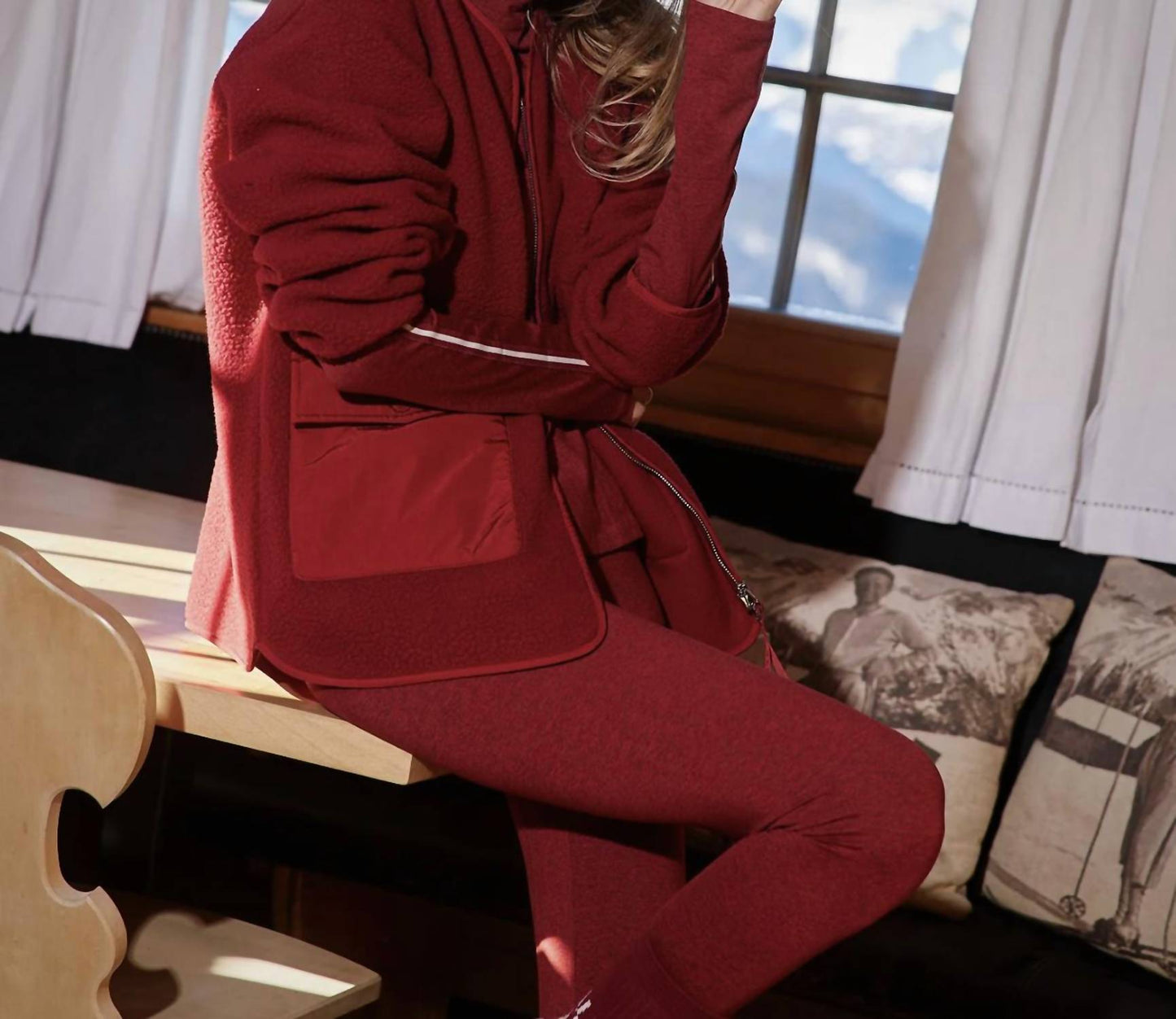 Varley - Marina Collarless Fleece Jacket