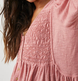 Free People - Camiseta térmica Don't Call Me Baby