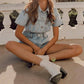 Le Lis - Button Down Romper