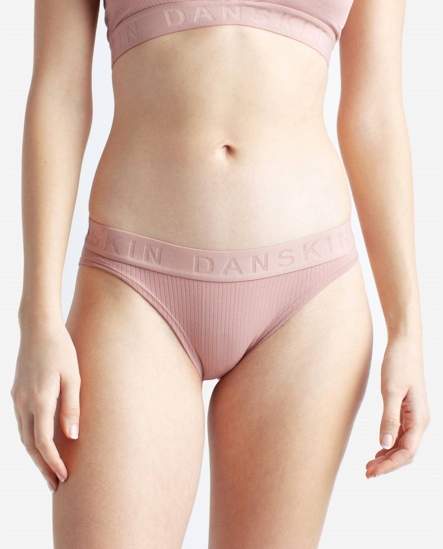 Danskin - Women's 5-pack Ribbed Bikini Underwear