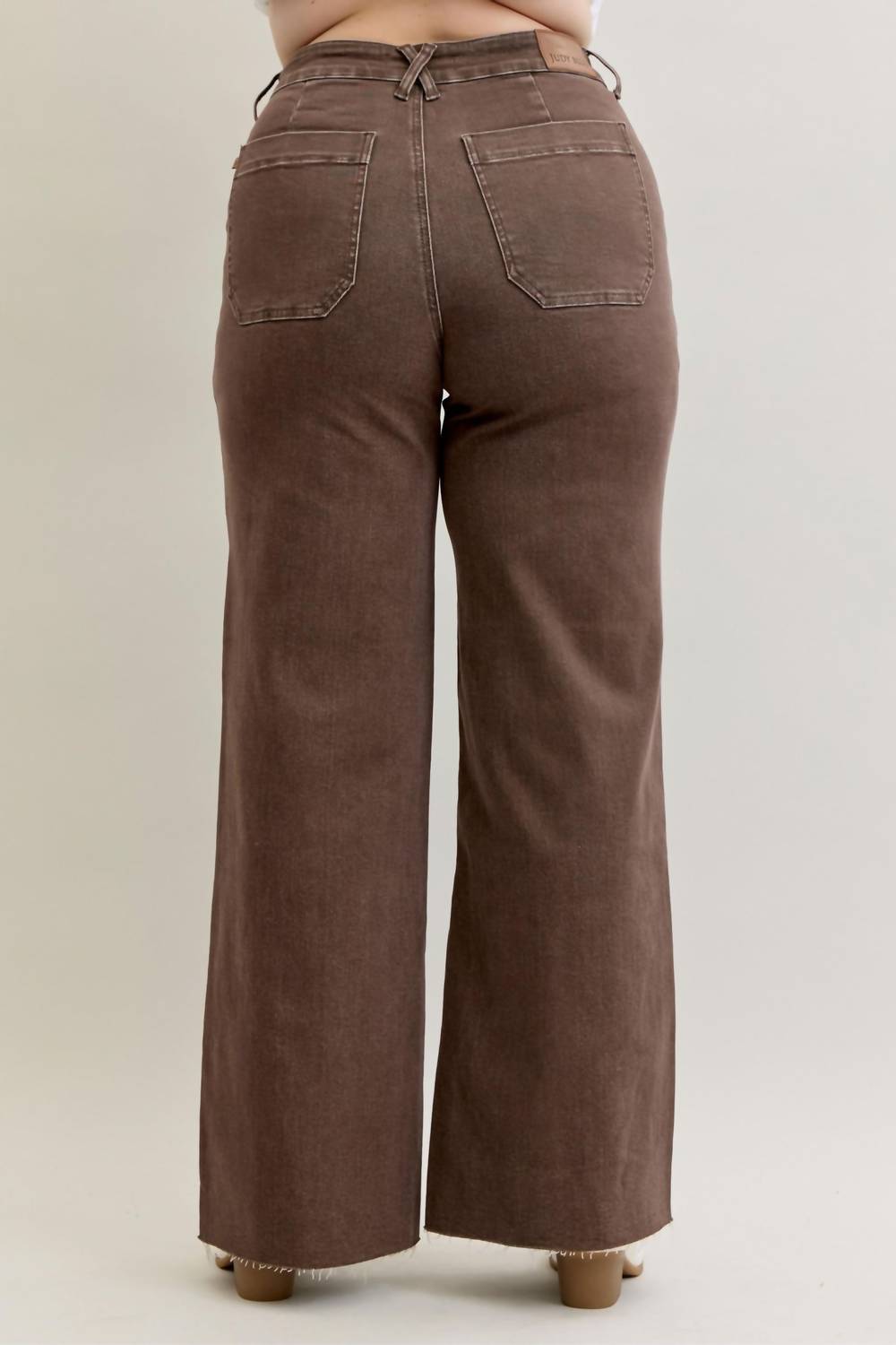 Judy Blue - Retro High Waist Wide Leg Jeans - Plus