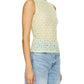 Frame - Mesh Mockneck Top