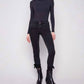 Charlie B - Slim Leg Jeans With Velvet Bow
