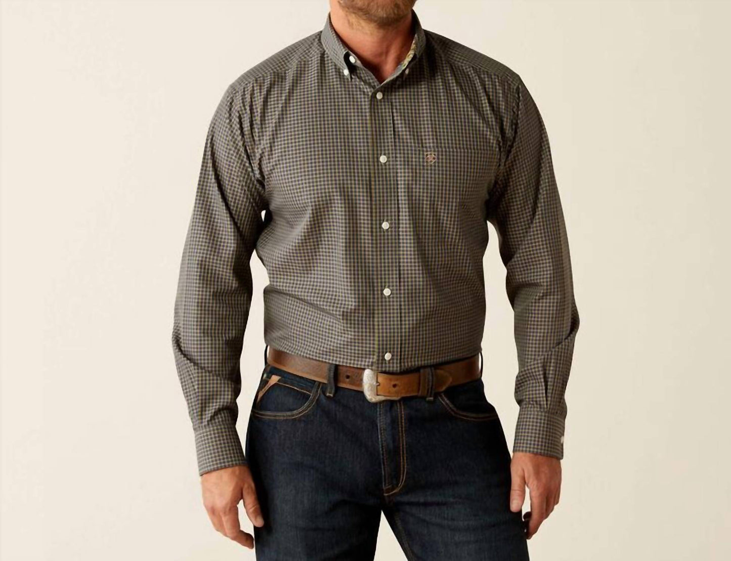 Ariat - Men's Wrinkle Free Ferris Button Down Western Shirt