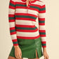 Anniewear - Carol Striped Ribbed Top