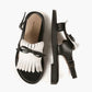 All Black - Women's Ortega Bow Sandal