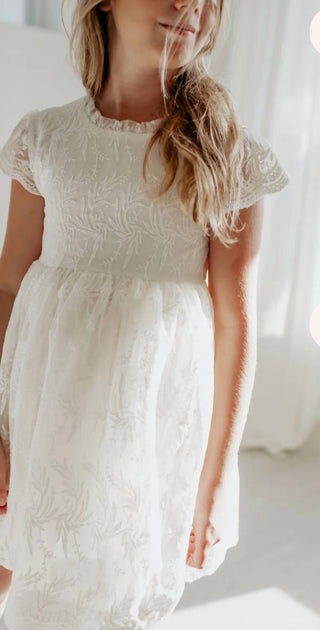 Indie Blue - Girls' Tabitha Lace Dress