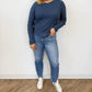 Free People - Carmine Waffle Knit Long Sleeve Top