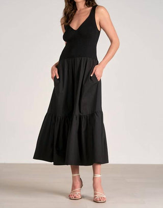 Elan - Tank Mixed Media Dress