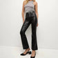 Veronica Beard - Carson Vegan Leather Kick-flare Pants