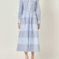 English Factory - Stripe Block Maxi Dress