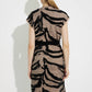 Joseph Ribkoff - Animal Print Long Sweater Vest