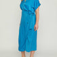 Entro - Satin Wrap Dress