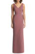 v-neck-back-tie-chiffon-trumpet-gown-in-rosewood