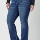 Cello - Plus Size Mid Rise Flare Jegging