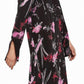 Topshop - Silk Asymmetrical Hem Floral Print Dress