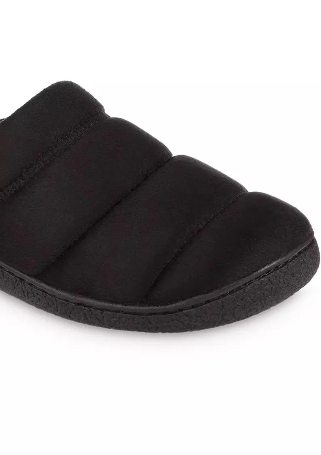 Isotoner - Men's Microsuede Puffer Eco Comfort Clog Slipper