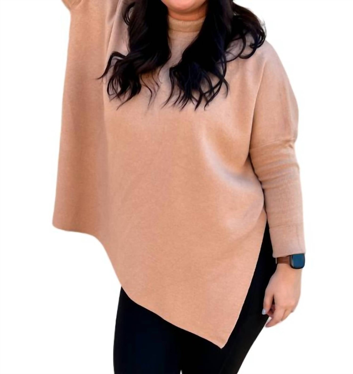 Entro - Allie Mock Neck Long Sleeve Top
