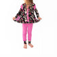 Laree + Co. - Kid's Fallon Bamboo Long Sleeve Peplum Legging Set