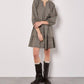 Apricot - HERITAGE CHECK RUFFLE HEM MINI DRESS
