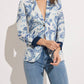 Oolala - Paisley One Button Blazer