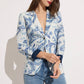 Oolala - Paisley One Button Blazer