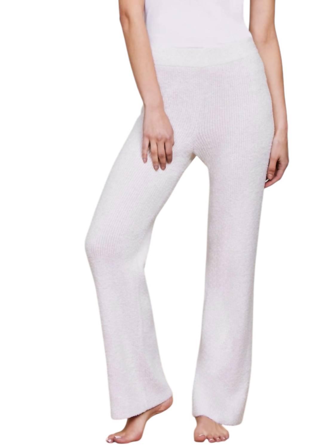 Barefoot Dreams - Contrast Ribbed Pant