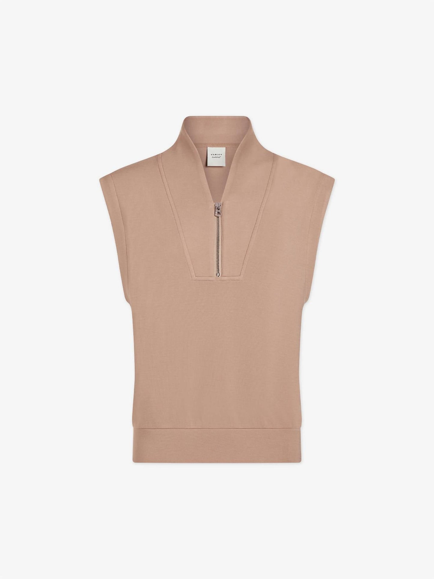 Varley - Loretta Half-zip Sleeveless Sweatshirt