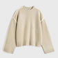 Toteme - Embroidered Wool Cashmere Knit Sweater