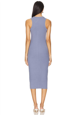 L'Agence - Vestido Midi Sem Mangas Nura