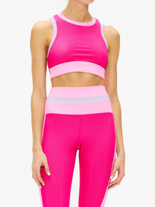 Beach Riot - Blusa canelada Gwen Colorblock