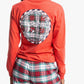 A Southern Lifestyle Co. - Long Sleeve Plaid Skipjack Tee