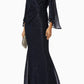Talbot Runhof - Conley 2 Midnight Pleats Long Dress