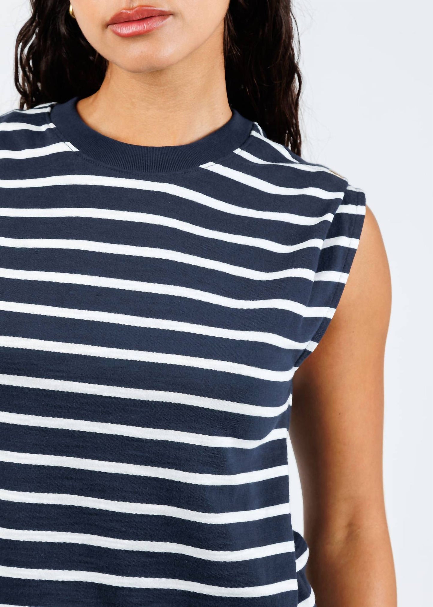 Nation Ltd - Women's Marina Stripe Muscle Top
