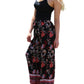 Angie - Border Print Floral Pant