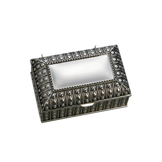 Creative Gifts International - Rectangular Box with Beaded Antique Design