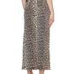 Ganni - Print Denim Maxi Slit Skirt