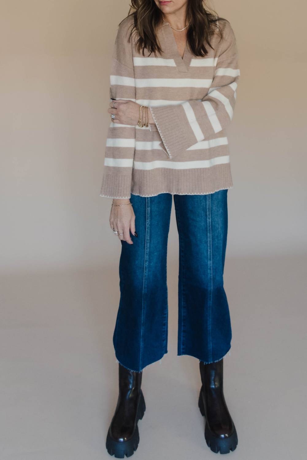 Entro - Save Your Tears Striped Sweater