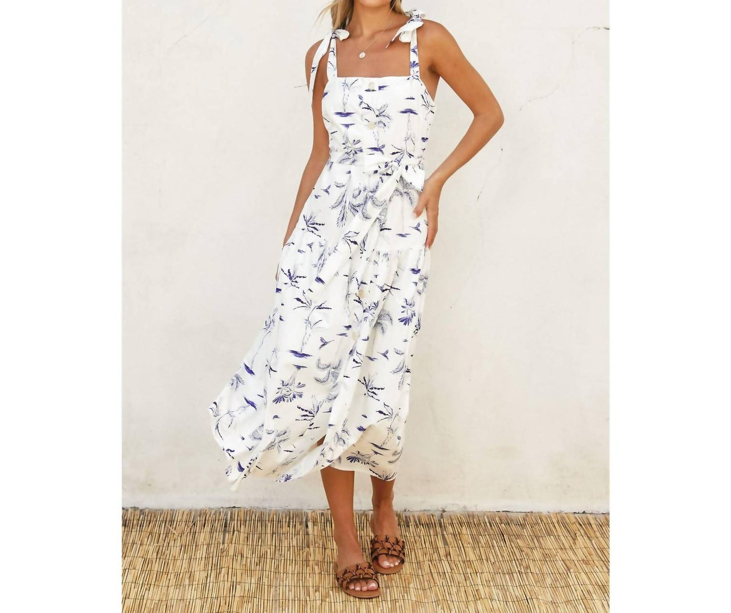 Dress Forum - Oceanica Button Down Midi Dress