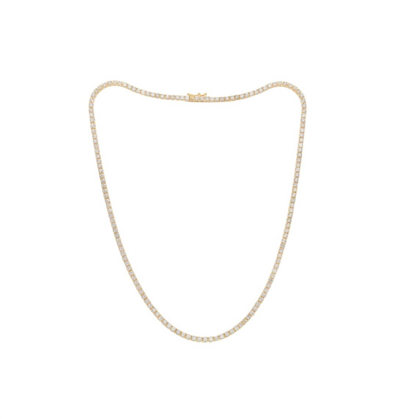 Diana M Jewels - 7.00 Cts Lab Grown Round Diamond Tennis Necklace