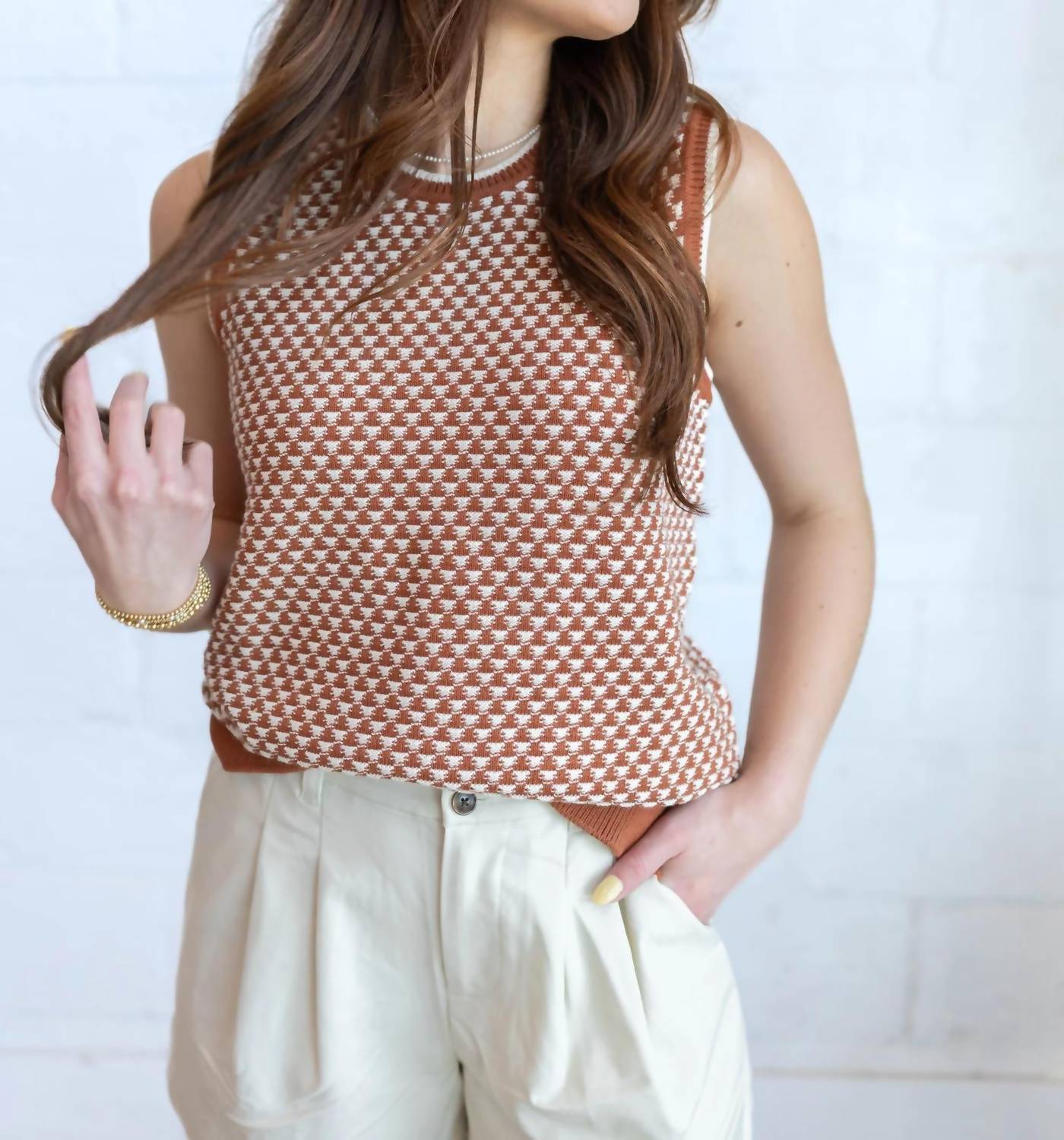 Varley - Jenson Stitch Knit Tank Top