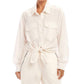 Karen Kane - Long Sleeve Tie-Front Top